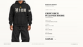 Crown Rich Pullover Hoodie — Black / Ivory / Gold