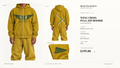 Wing Cross Full-Zip Hoodie — Mustard — Mustard / Forest / Ivory
