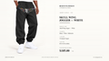 Skull Wing Jogger — White — Black / White / Multicolor