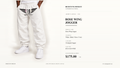 Rose Wing Jogger — White / Black / Rose / Ivory